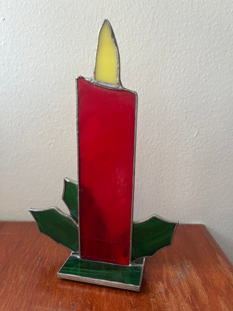 Stained Glass Candle Decoration