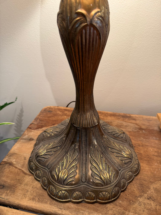 Tiffany-style Slag Glass Lamp