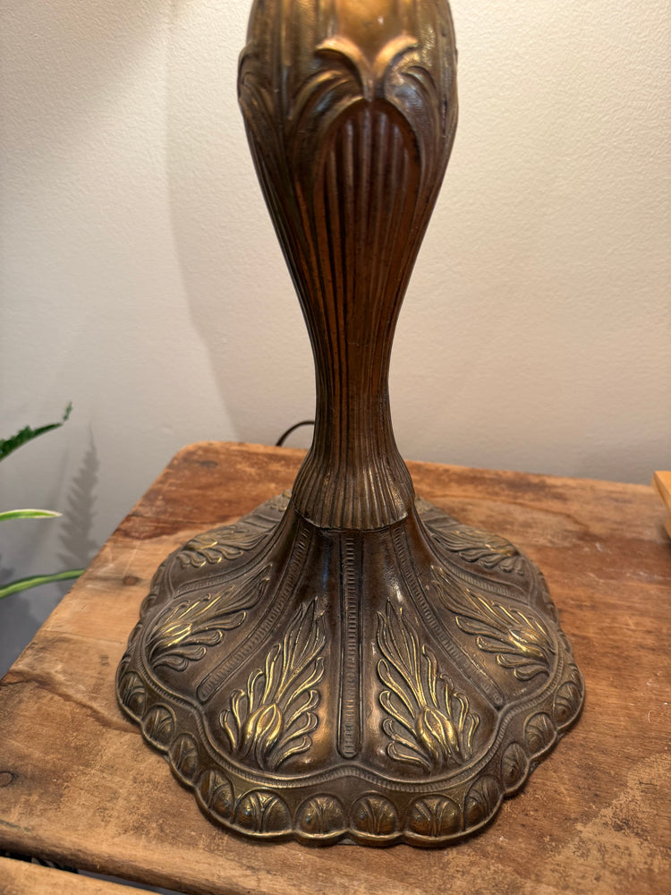 Tiffany-style Slag Glass Lamp