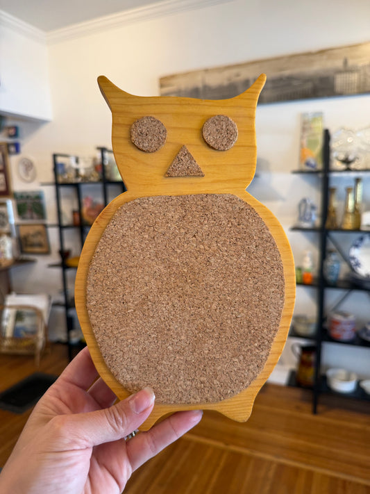 Wooden Owl Trivet