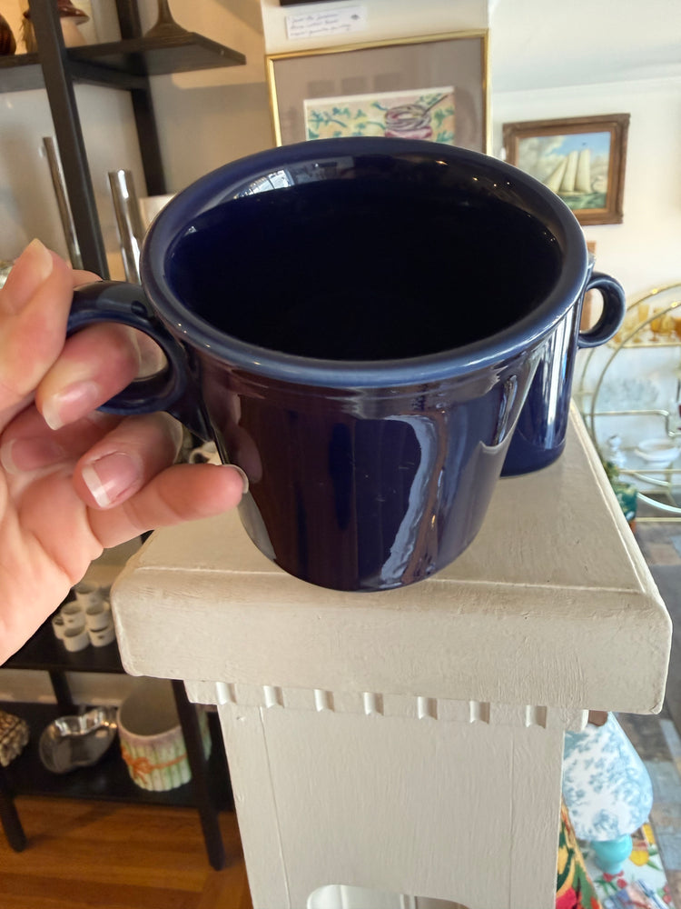 Pair of Colbalt Blue Fiestaware Mugs