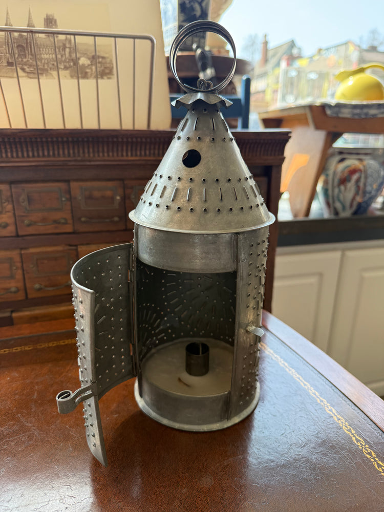 Punched Tin Lantern