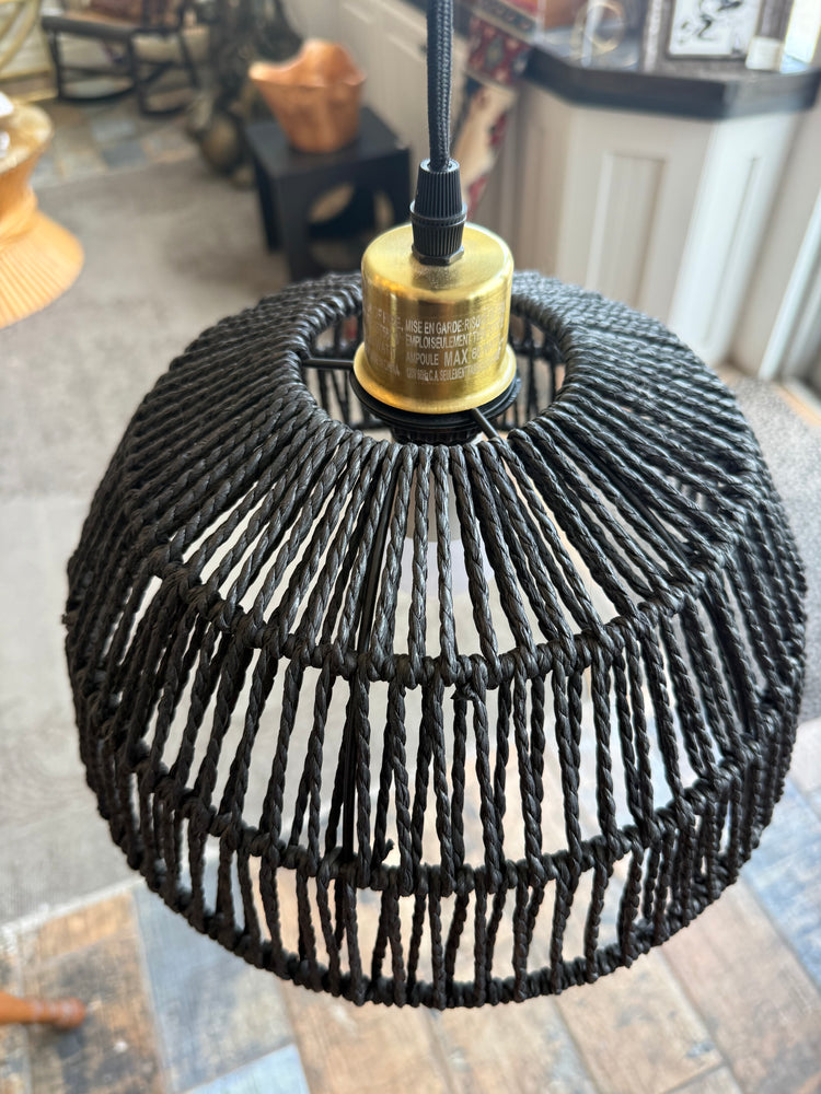 Black Rope Swag Light