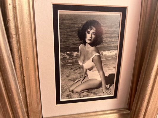 Framed Elizabeth Taylor Print