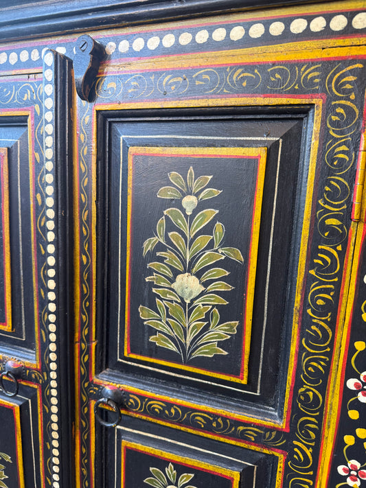 Black Handpainted Cabinet