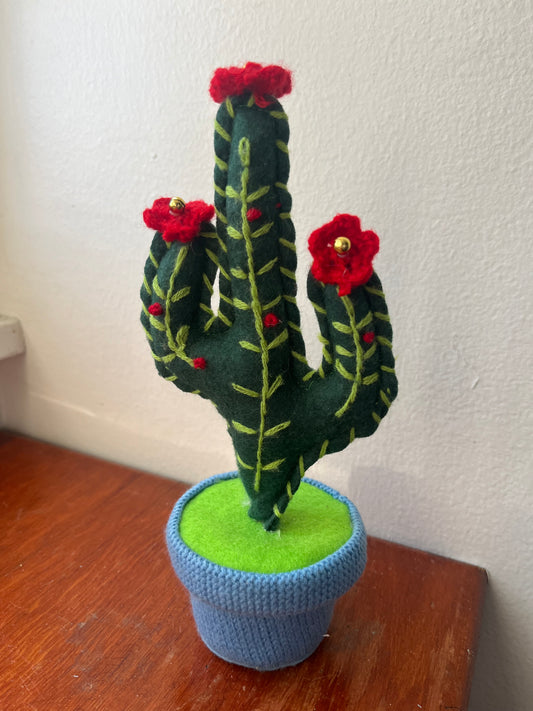 Felt Christmas Cactus