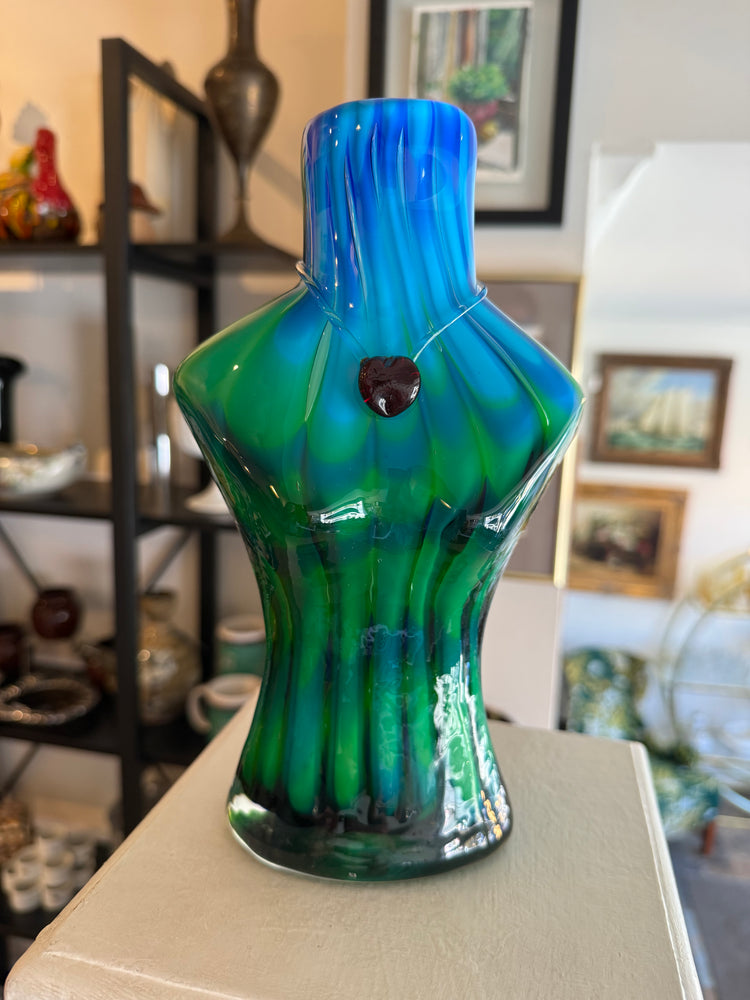 Murano-style Torso Vase