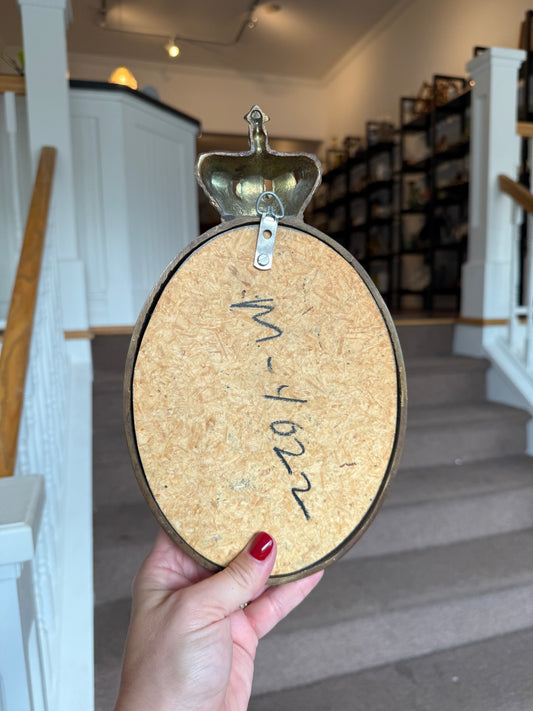 Brass Crown Mirror (2 available)