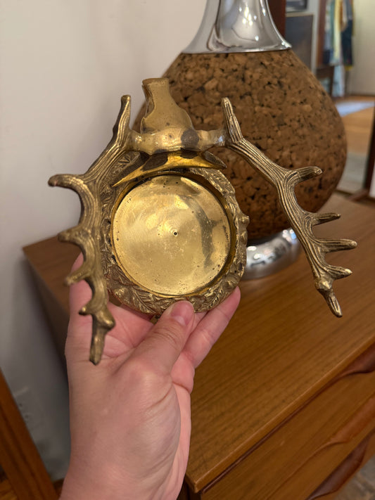 Brass Stag Wine Bottle Holder