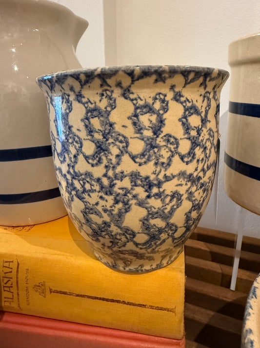 Ramsbottom Spongeware Kitchen Crock