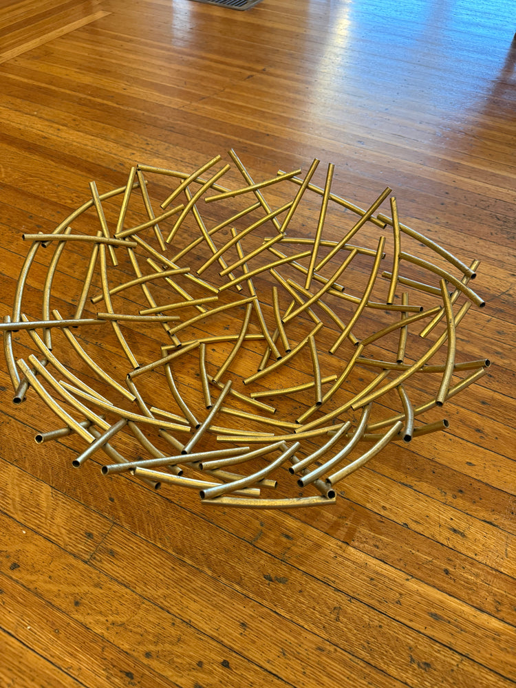Large Decorative Stick-style Bowl