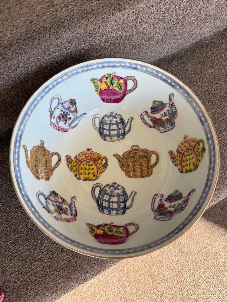 Oriental Accents Teapot Bowl