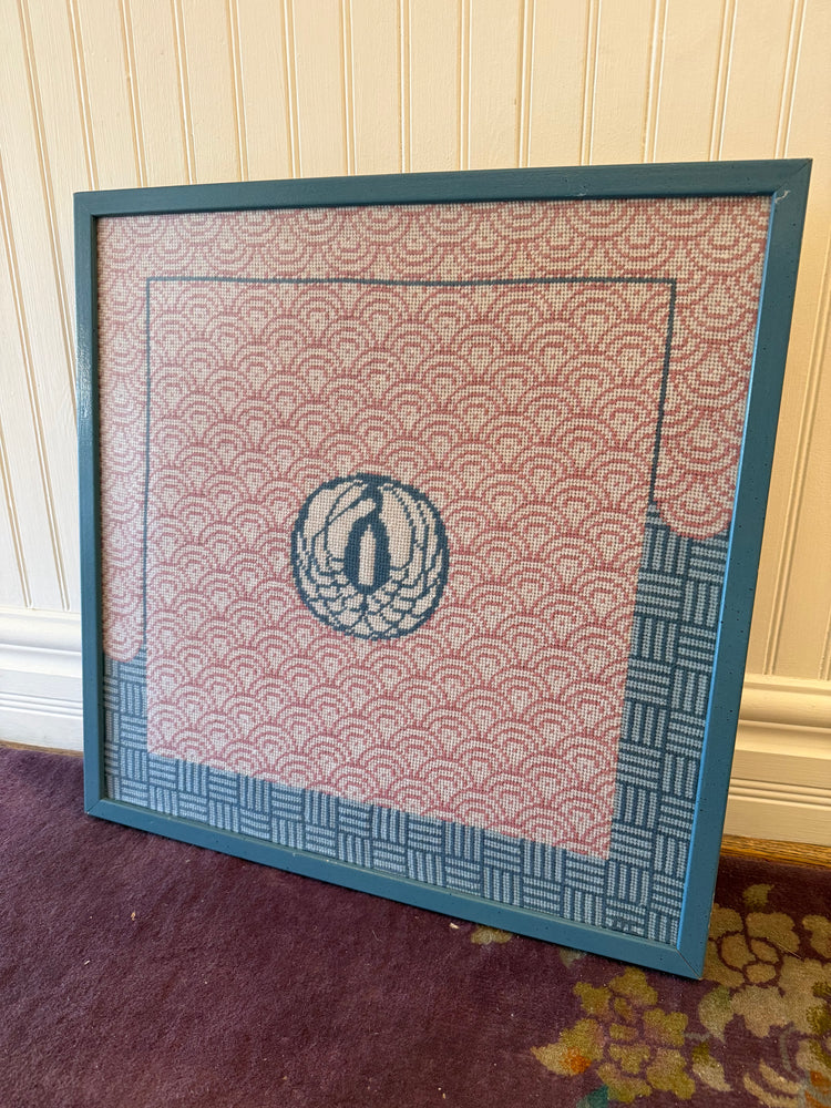 Framed Japanese Needlework