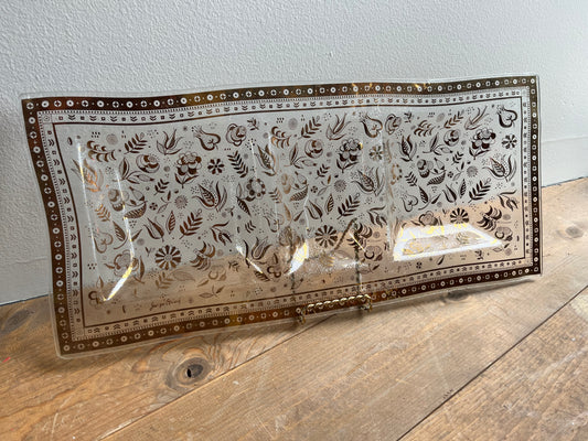 Georges Briard Tray with three Glasses