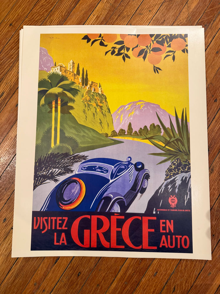 Greece Travel Poster