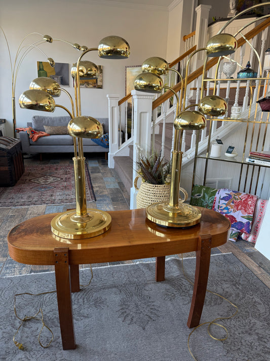 Midcentury Modern Tiered Eyeball Lamp