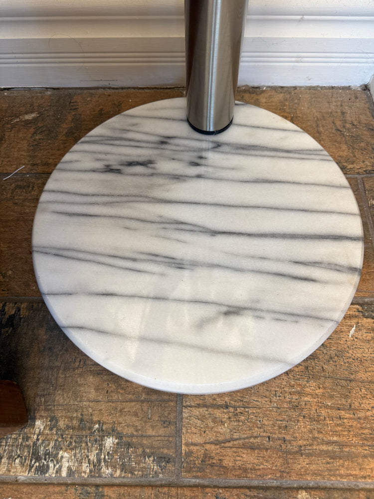 Chrome & Marble Floor Lamp
