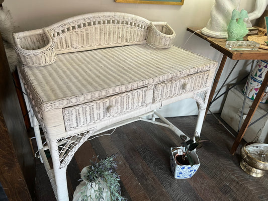 Wicker Desk