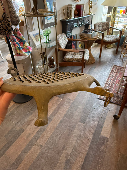 Brass Turtle Cheese Grater