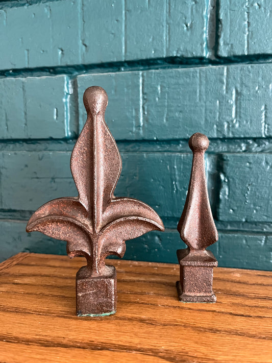 Pair of Metal Decorative Paperweights