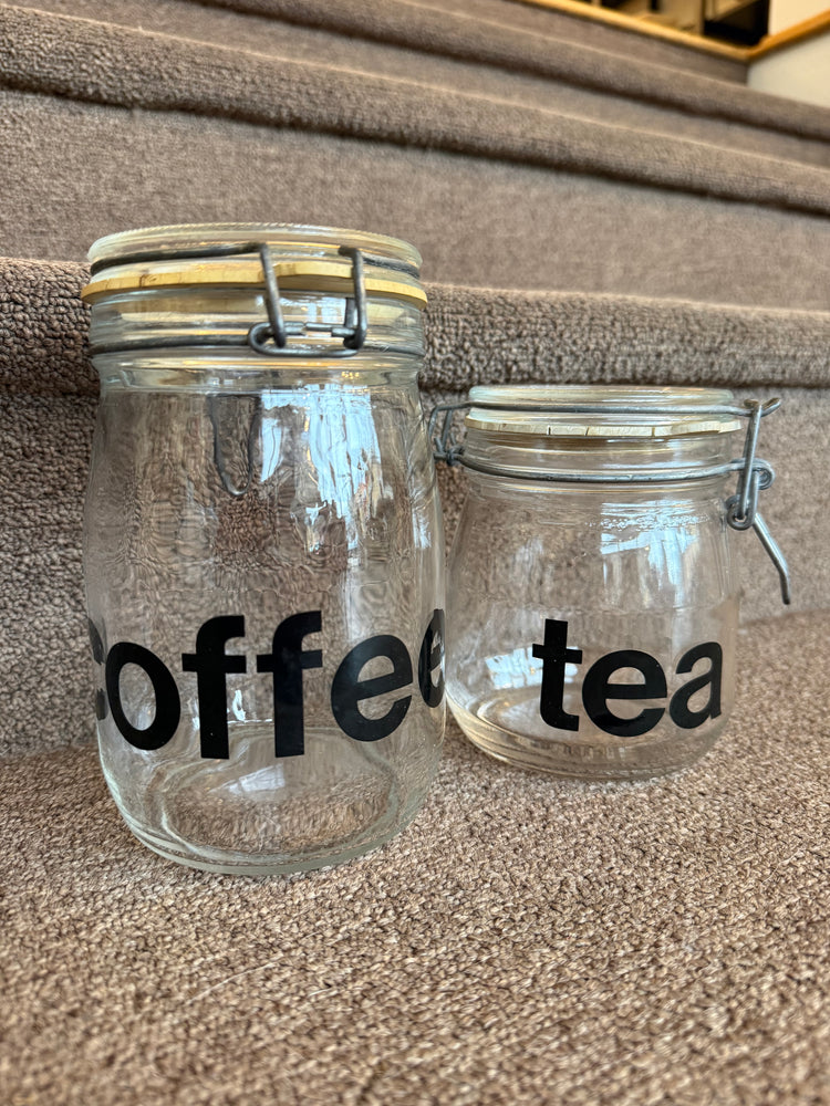 Pair of Triomphe France Storage Jars