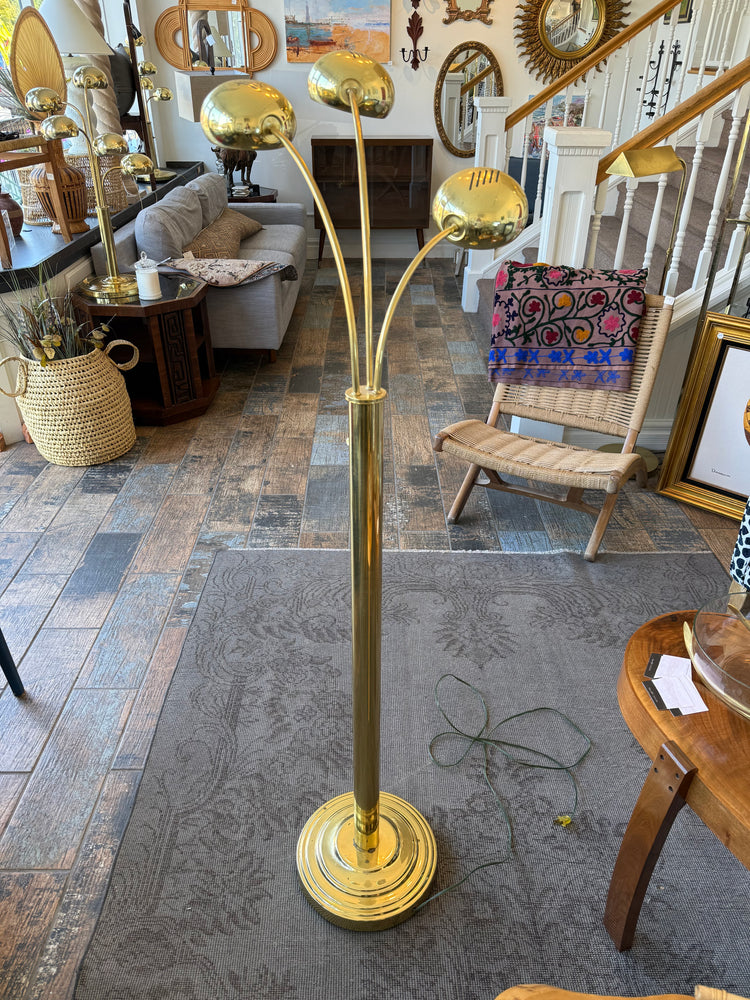 Brass Eyeball-style Floor Lamp