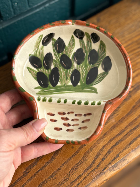 Terracotta Olive Server