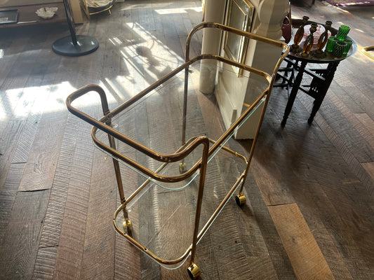 Brass Bar Cart