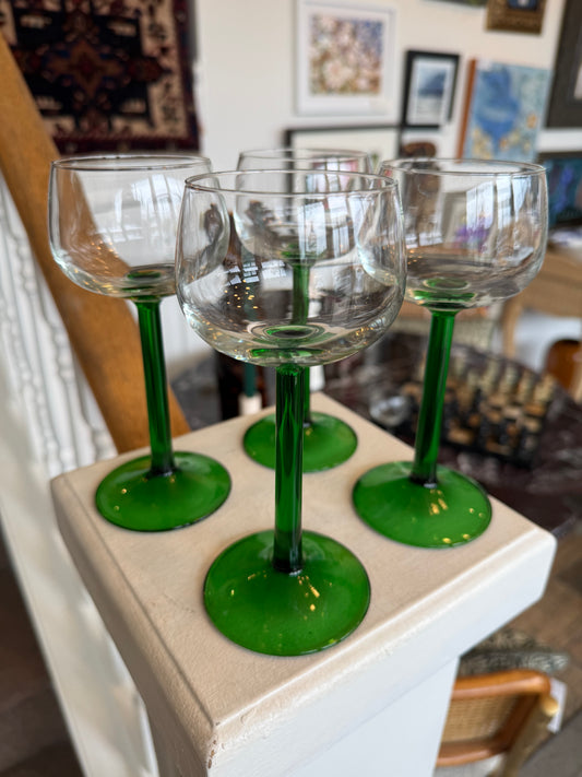 Luminarc Emerald Green Wine Glasses