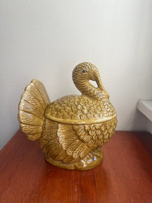 Green Turkey Candy Dish