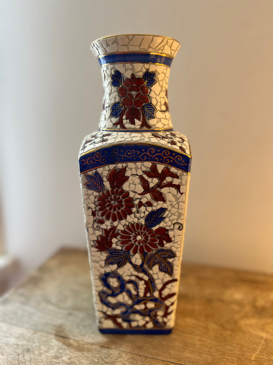 Beautiful mosaic-tiled vase