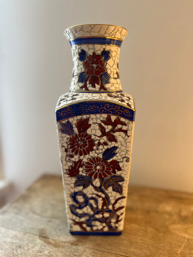 Beautiful mosaic-tiled vase