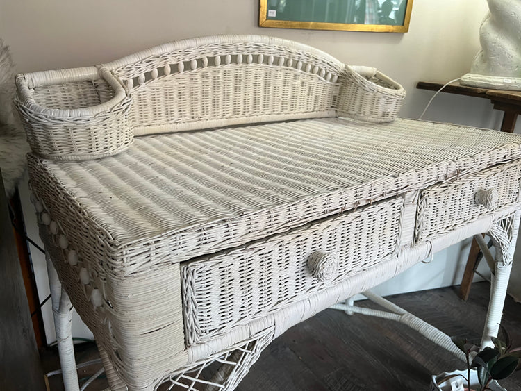 Wicker Desk