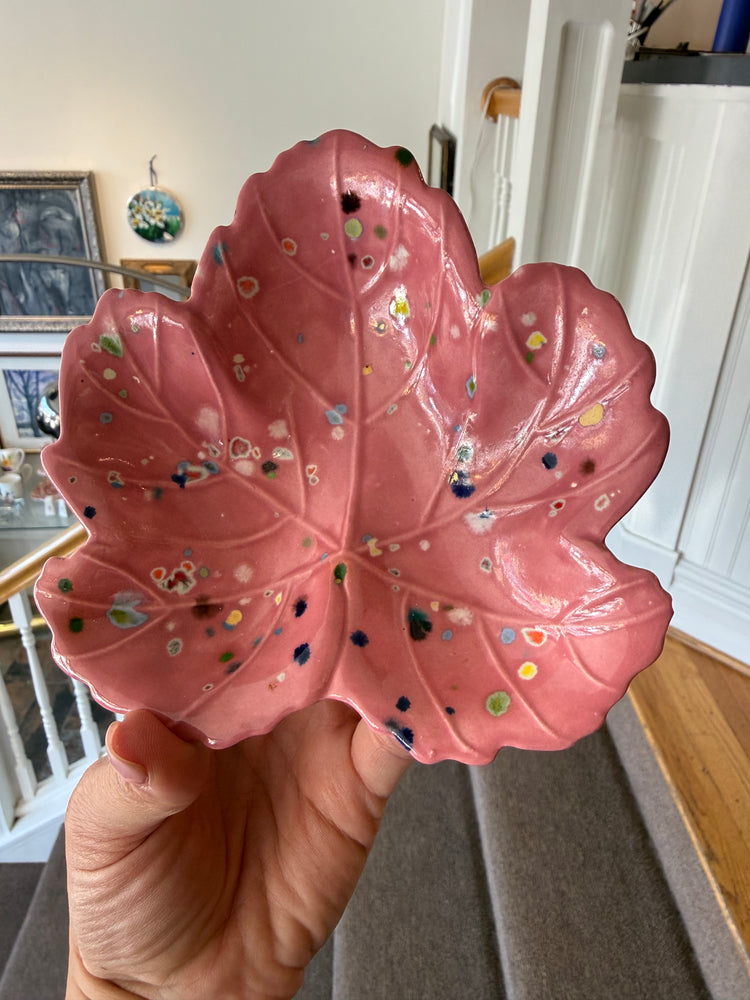 Speckled Leaf Dish