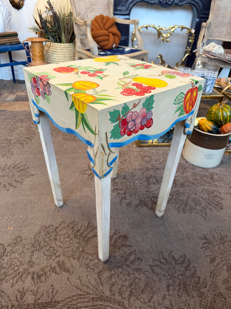Handpainted Side Table