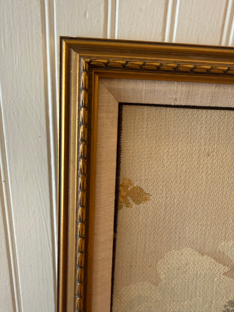 Framed Antique Italian Tapestry