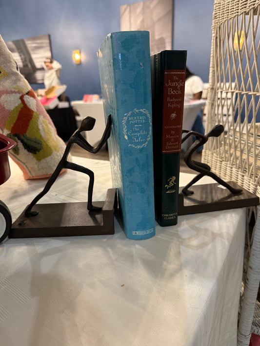 Metal Figurine Bookends