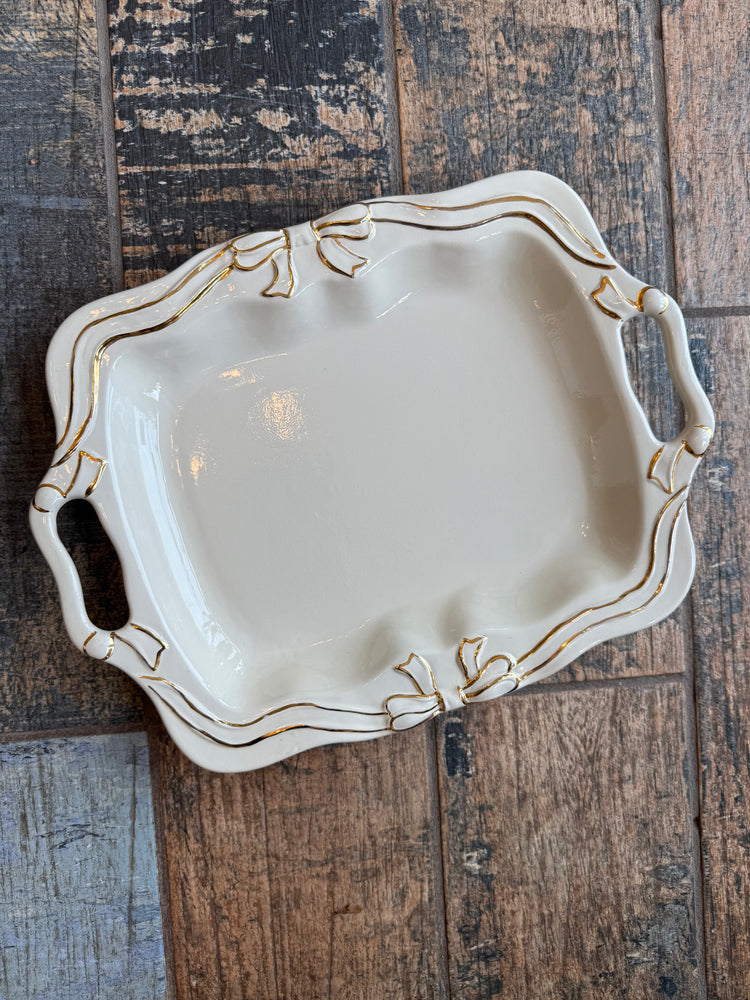 Bow Platter by Gibson
