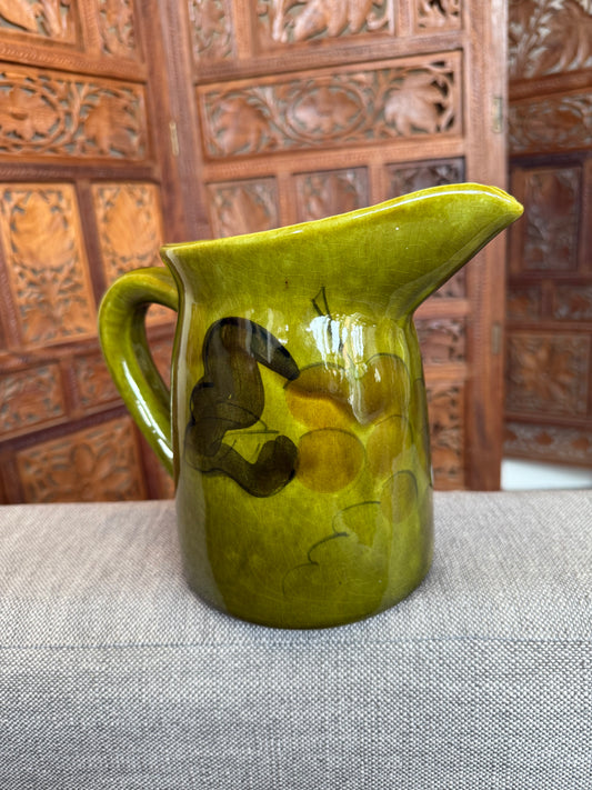 Green Ceramic Pitcher