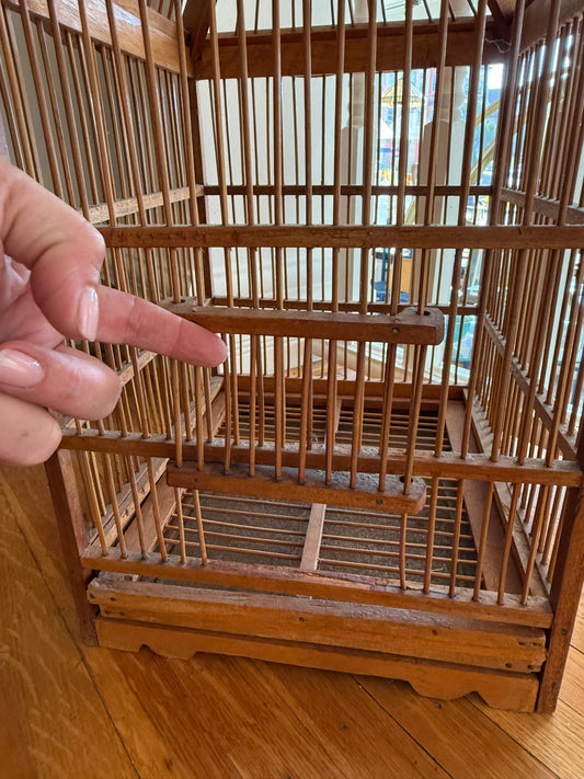 Wooden Birdcage