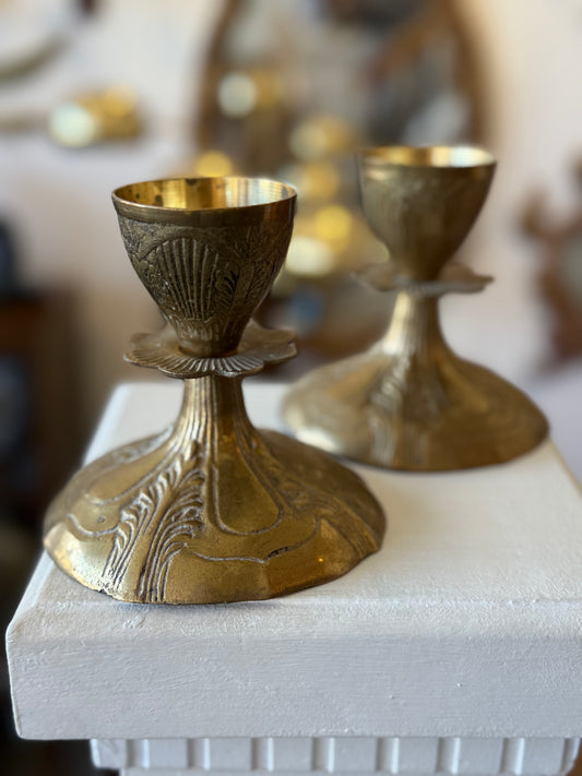 Pair of Brass Candlesticks