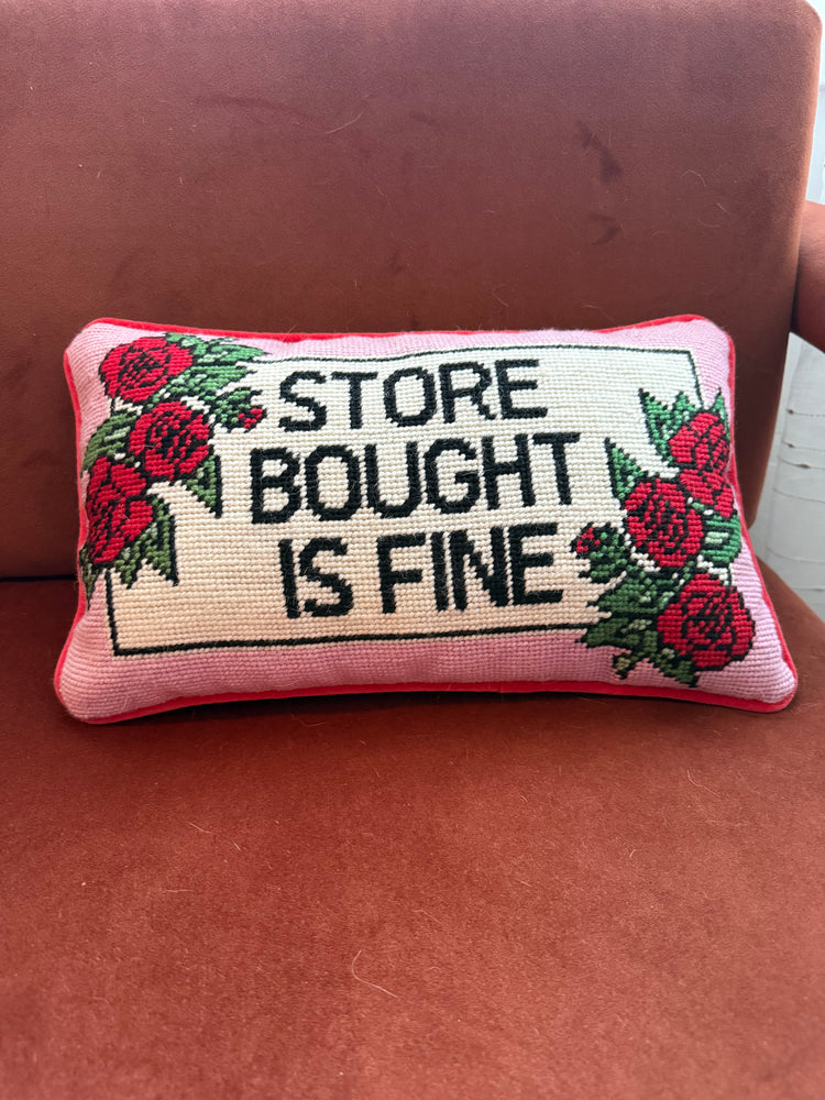 Store Bought is Fine Pillow by Furbish