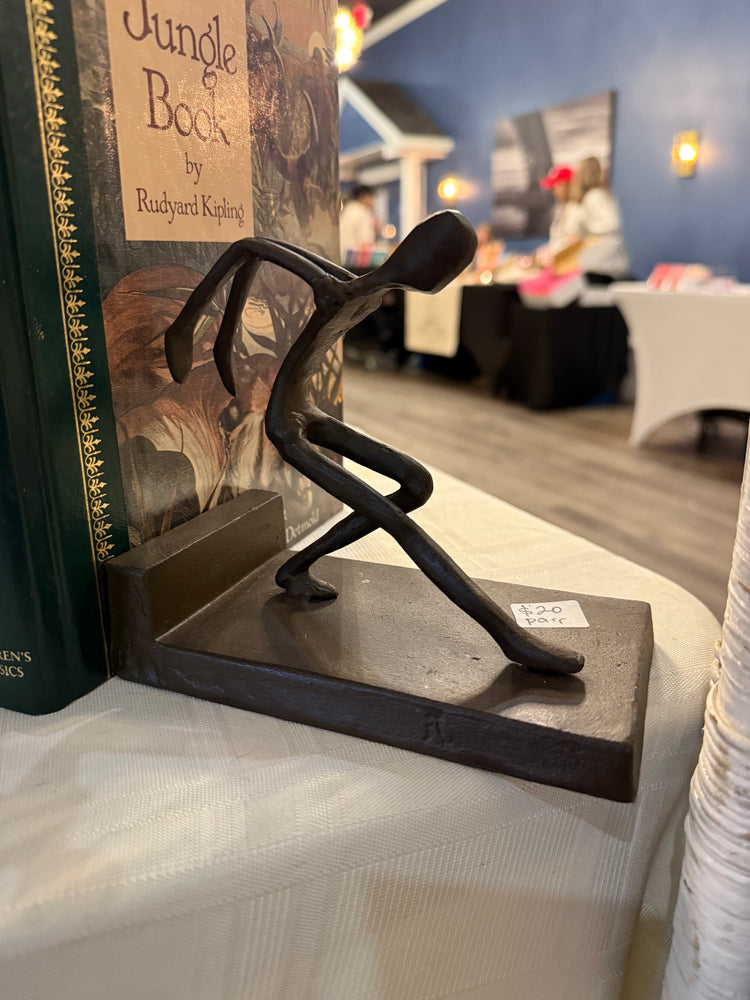 Metal Figurine Bookends