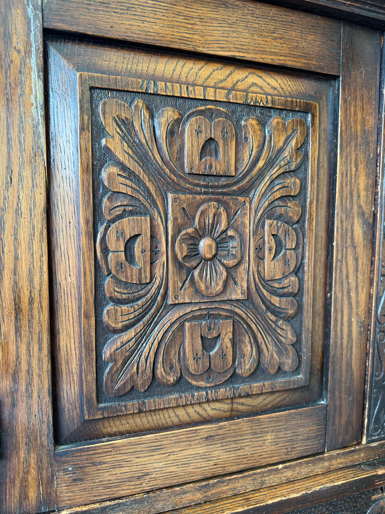 Antique Neogothic Drybar/Desk