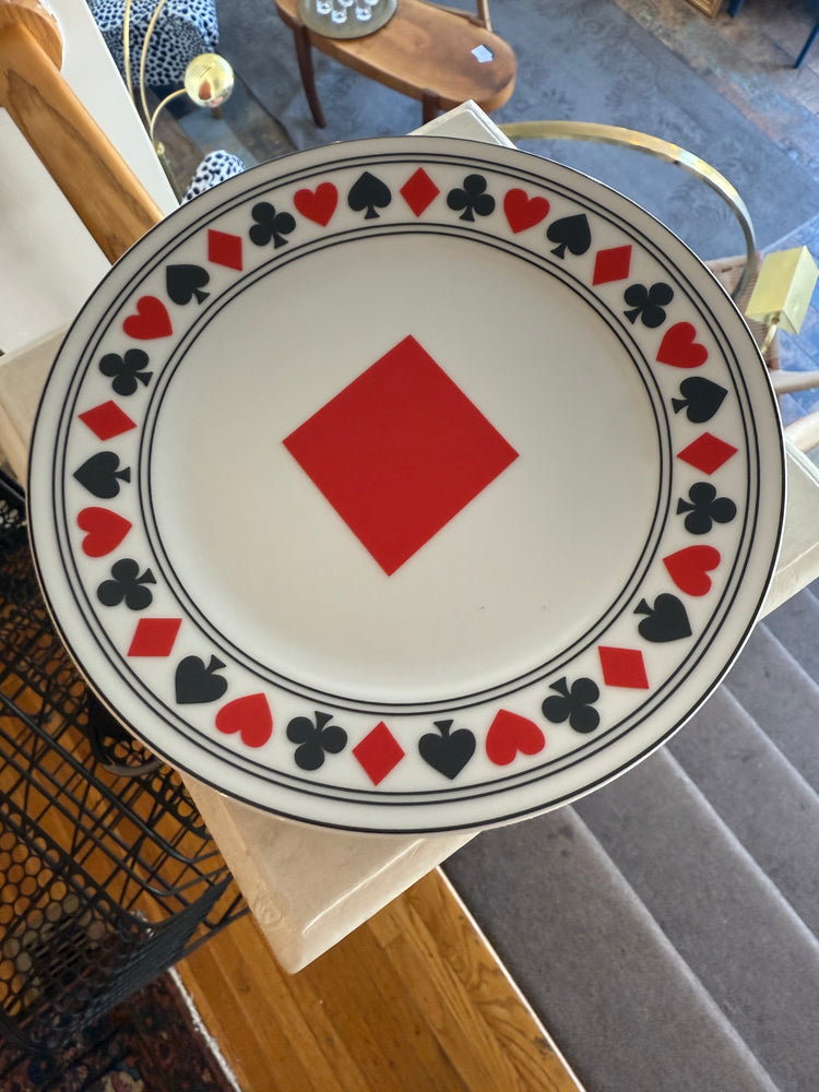 Set of 4 Card Plates