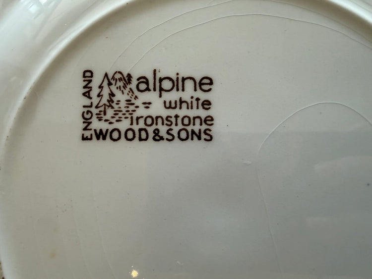 Pair of Fox hunt Dinner Plates by Wood & Sons
