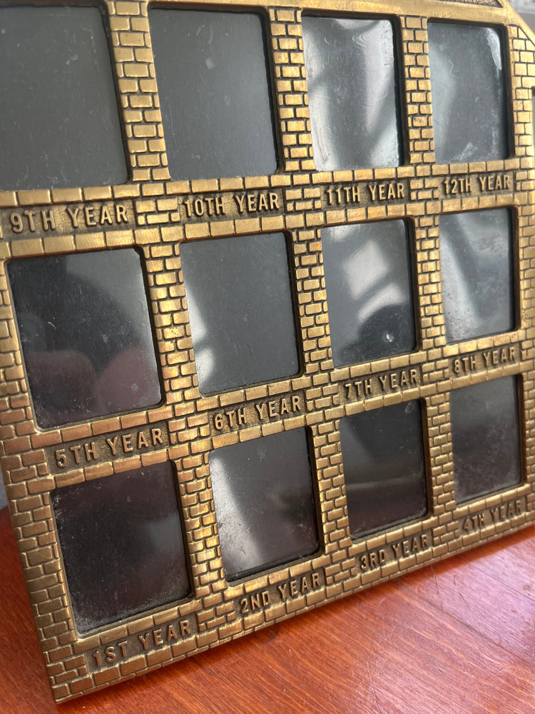 Brass “School Days” Frame