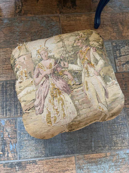 Belgian Tapestry Footstool
