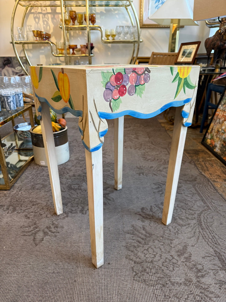 Handpainted Side Table