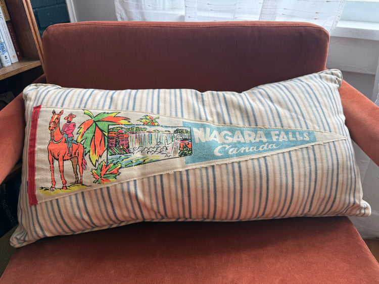 Niagara Falls Pennant Pillow 1